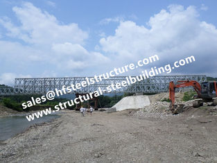China Vorfabrizierte Stahl- Bailey-Brücken-modulare entworfene vorübergehende Notfall-Mabey-Platten-Brücken galvanisiert fournisseur
