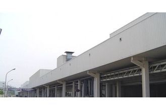 China Galvanisierte Stahlkonstruktion Vor-führte Gebäude mit Wand-Fassadenelement aus fournisseur