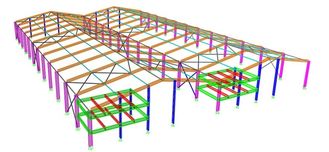 China Normale/spezielle Struktur-Art der Portalstahlrahmen-strukturellen konstruktiven Gestaltungen, fournisseur