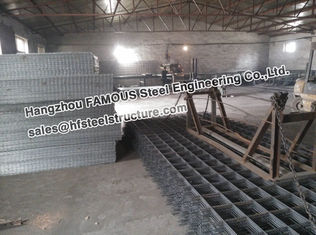 China Konkrete Betonstahlmatte-Gestalt-industrielle Hallen-Platten AS/NZS-4671 fournisseur