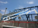 China Fabrizierte industrielle Stahlgebäudestruktur-Treppe, die für Baustahl-Lager-Bauvorhaben überdacht usine