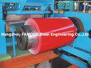 China Silikon geändertes Polyester SMP strich Stahlspule für Bau-Zink Al-Zn AZ vorgestrichene Stahlspule vor usine