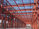 China PEB-Industrielle Stahlgebäude-Herstellung durch Arten des Form-Stahls usine