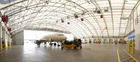 China Vorfabrizierte Stahlrohr-Binder-Flugzeug-Hangar-Gebäude-Versorgungs-großer Raum für flaches Parken usine