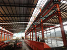 China Stahlbaugebäude der Kleidastm, Fertighaus 82 x helle industrielle Stahlwerkstatt 100 usine