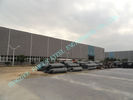 China 75 x 95 industrielle Stahlgebäude Multispan-Fertighaus-ASTM, feuerfestes Malerei-Speicher-Haus usine