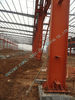China Vorfabriziertes industrielles Stahlgebäude-Licht ASTM 80 x 96 beschichtet mit feuerfester Malerei usine