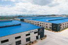 China Soem vorfabrizierter Stahl verschüttete Lagerung und schor, das Sägen und rieb Vor-ausgeführtes Gebäude usine