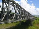 China Elektrische galvanisierte, malende und reibende vorfabrizierte Baustahl-Bailey-Brücke usine
