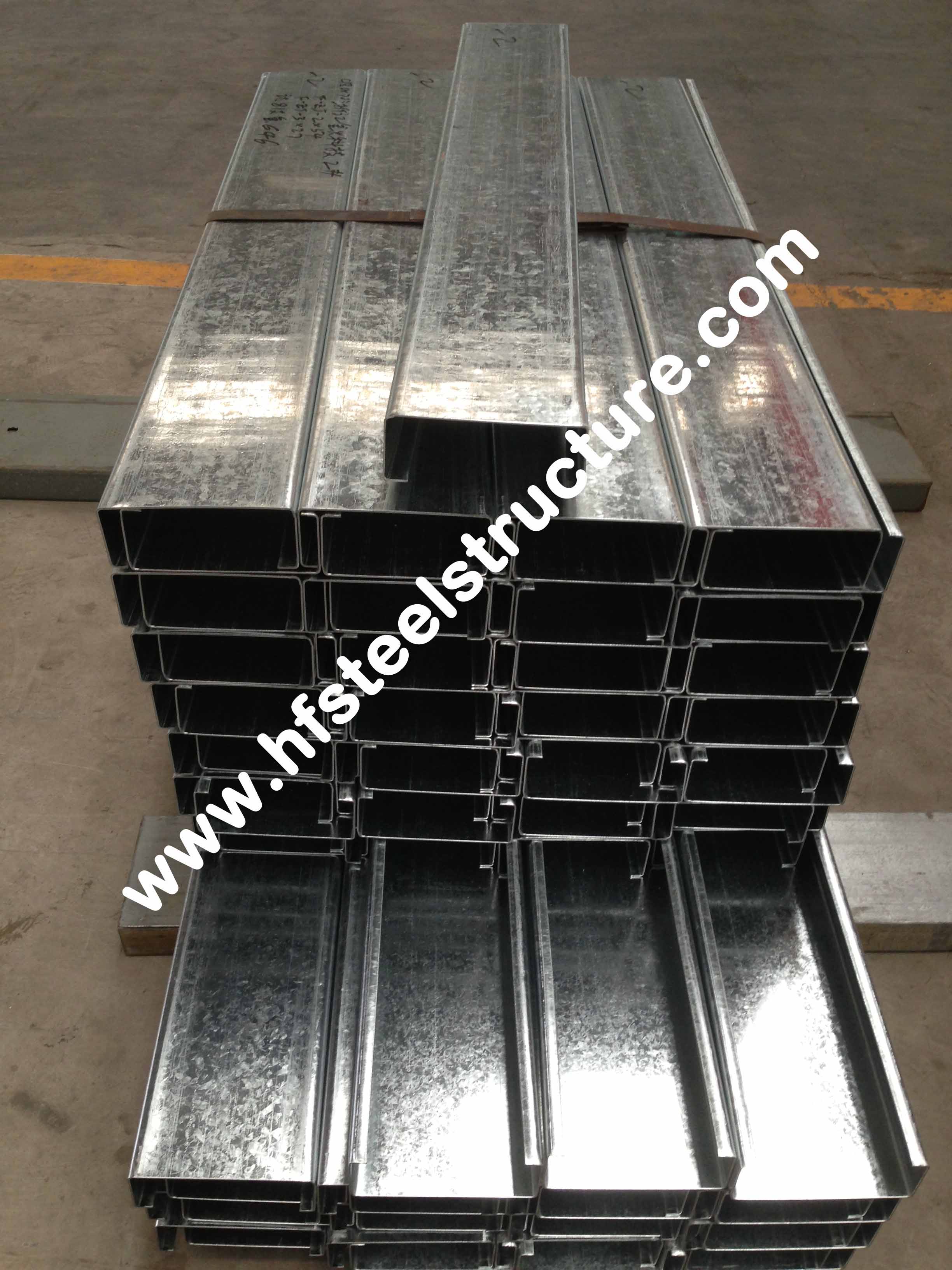 Galvanisierte c-Purlin-Stahlbausätze für Baumaterial/Klammer