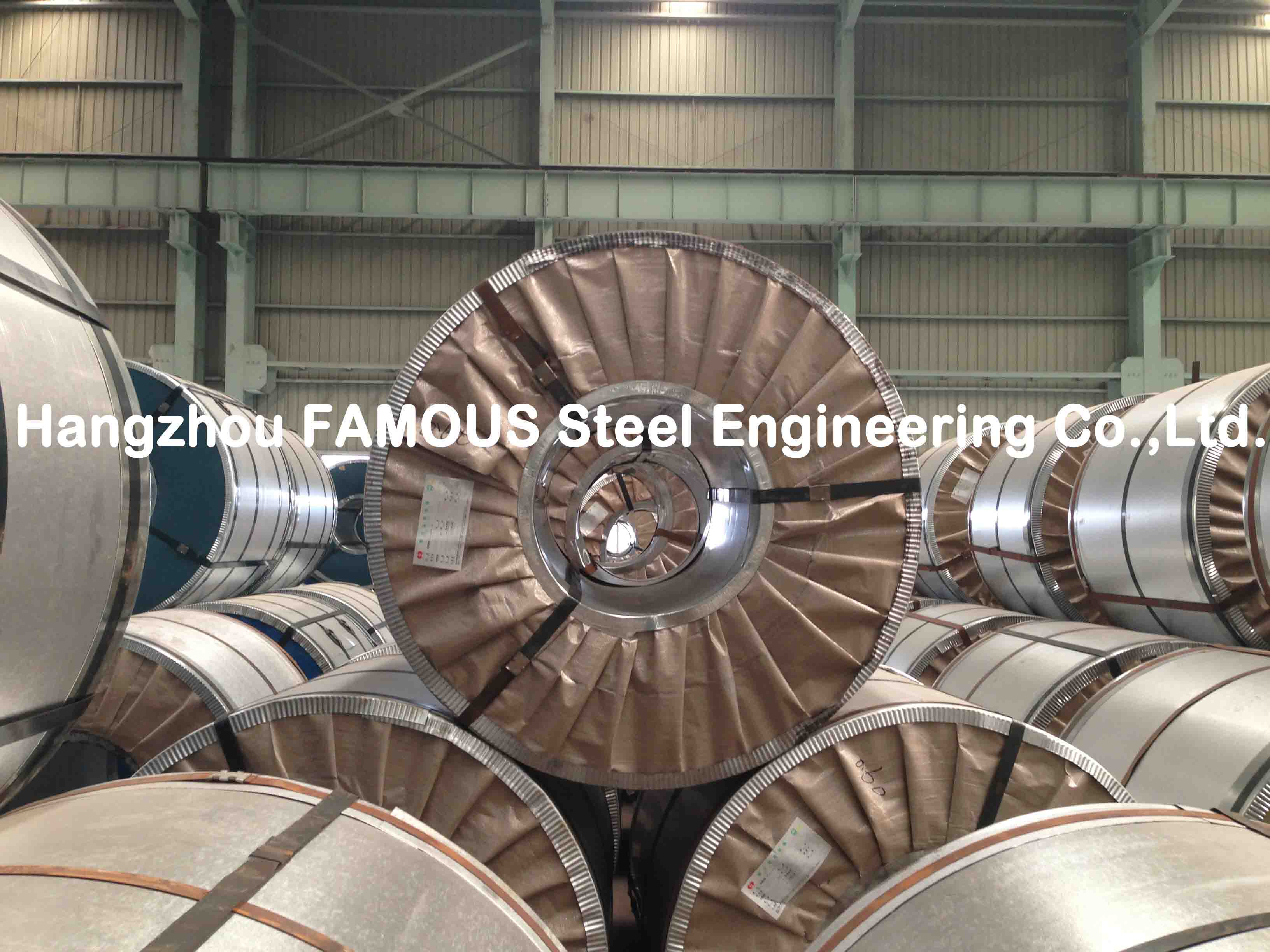 Heiße galvanisierte Stahlspule ASTM 755 für gewölbtes Stahlblech