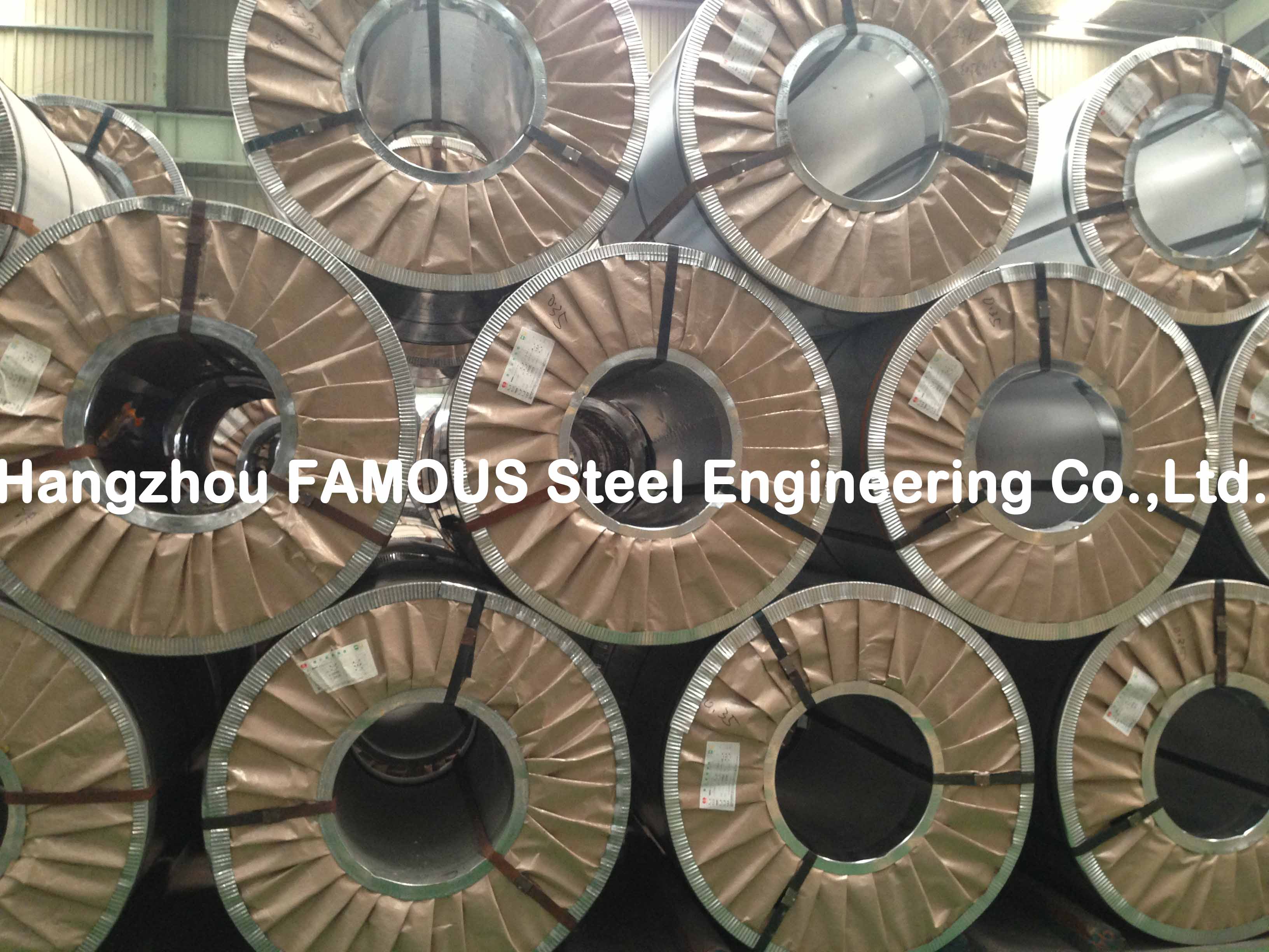 Silikon geändertes Polyester SMP strich Stahlspule für Bau-Zink Al-Zn AZ vorgestrichene Stahlspule vor