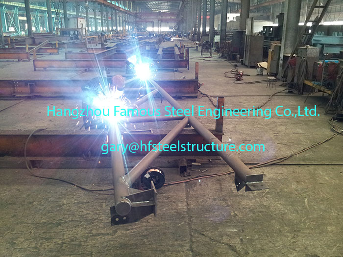 Industrielle Stahlstahlbaugebäude galvanisierten Purlins ASTM A36/Girts