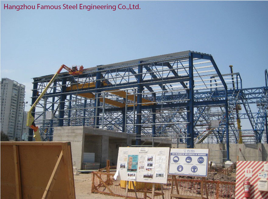 PEB-industrielle Stahlbaugebäude-einfache Aufrichtung für Bergbaulagerung